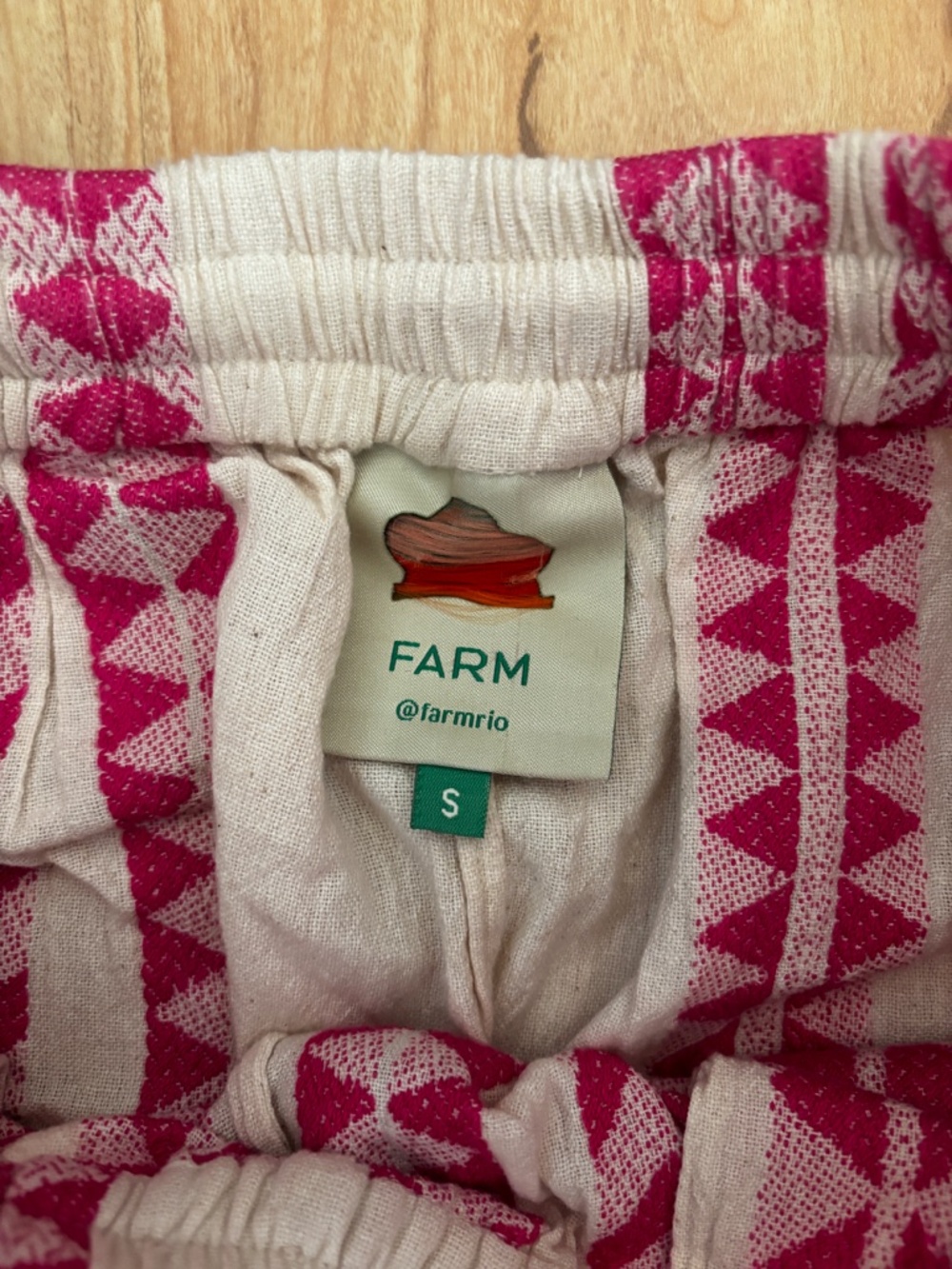 Farm Rio embroidered cotton pants - size S - Picture 5 of 6